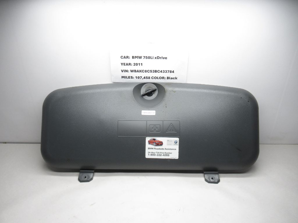 2010-2015 BMW 750Li Trunk Floor First Aid Tool Kit Cover Holder 71116784442 OEM