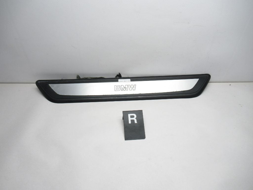 2010-2015 BMW 750Li Front Right Door Sill Scuff Trim 51478046135 OEM