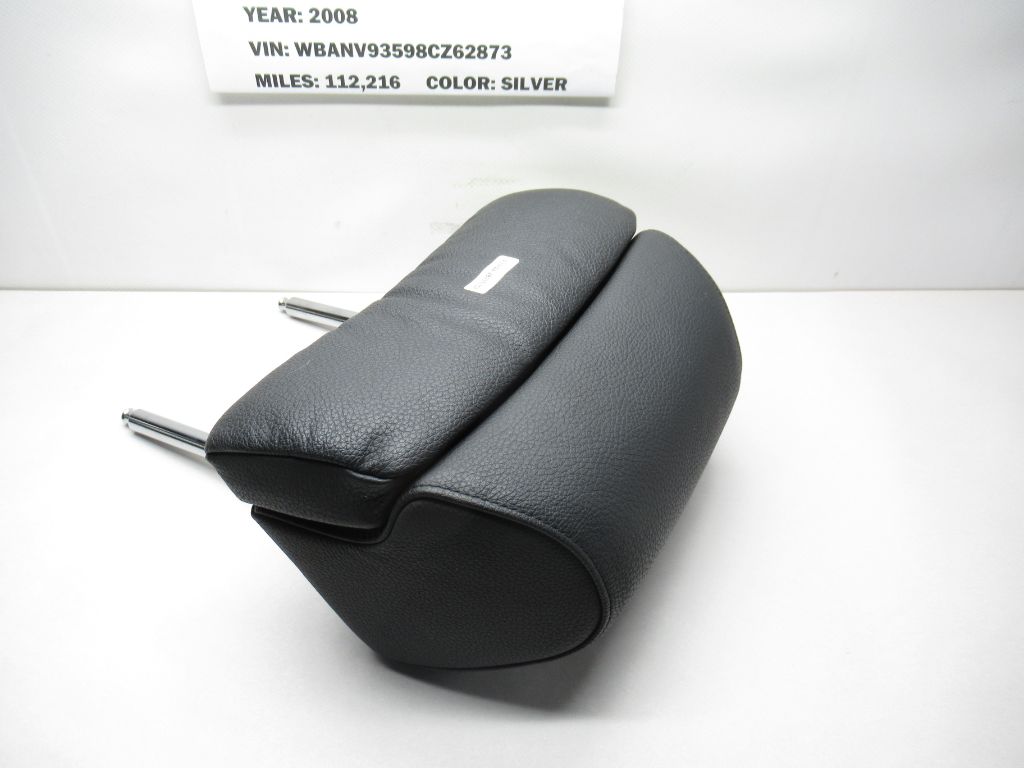 2008-2010 BMW 528i Headrest Front Left or Right Black Leather 7114422 OEM