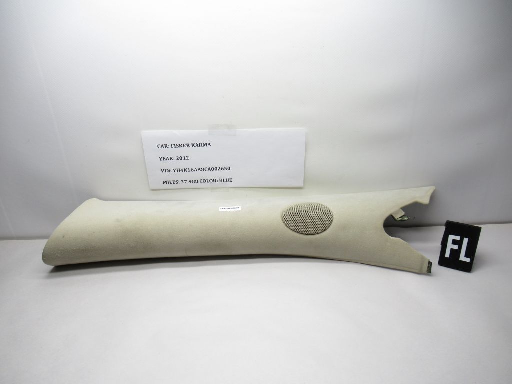 12 Fisker Karma Front LH Windshield A Pillar Cover Trim Panel C1311441101WA OEM