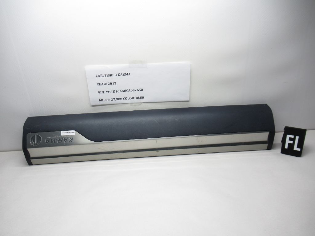 11-12 Fisker Karma Front Left  Door ScuffSill Panel Cover Trim C131144800100 OEM