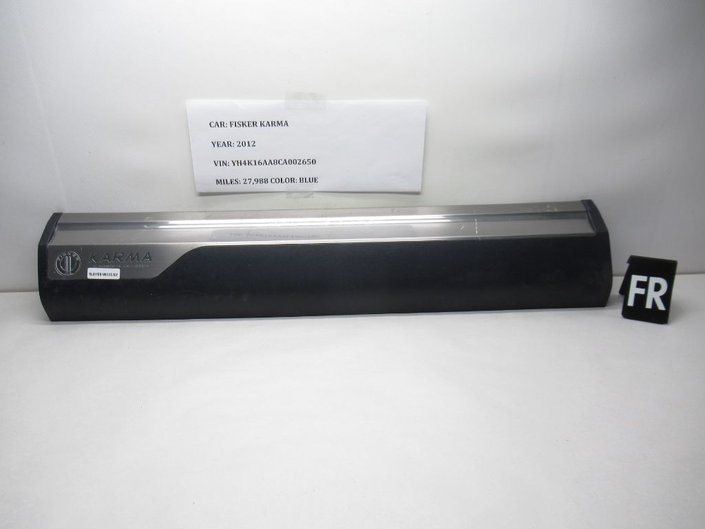 11-12 Fisker Karma Front Right Door ScuffSill Panel Cover Trim C131144800200 OEM