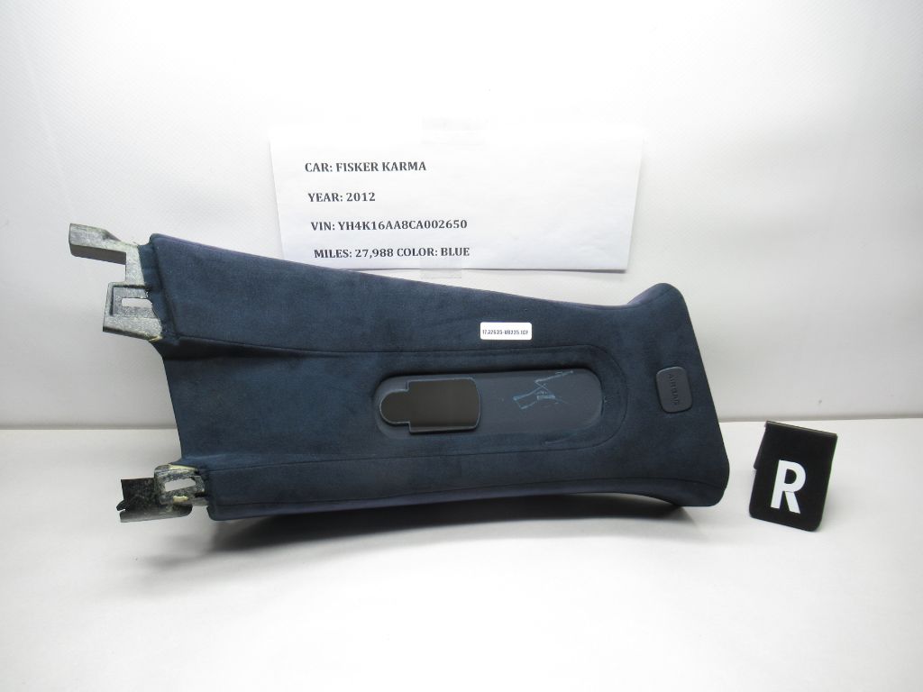 2011-2012 Fisker Karma Right  Upper B Pillar Trim Cover Panel C1311441130BB OEM