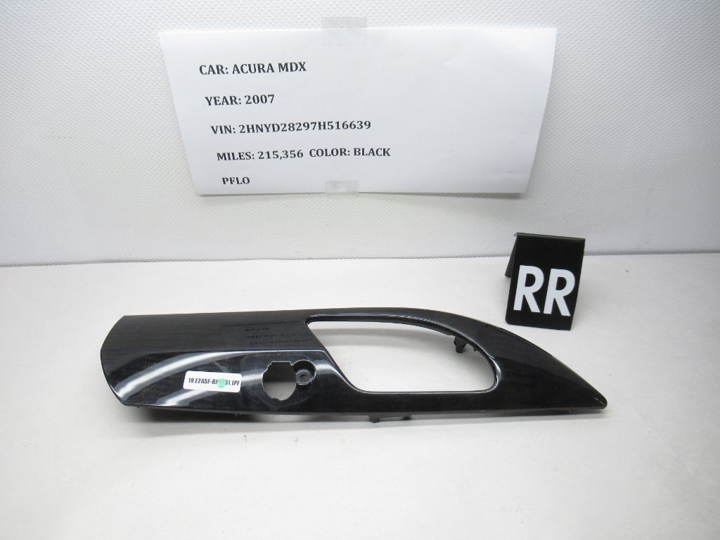 2007-2009 Acura MDX Right Rear Door Handle Trim 83732- STX OEM