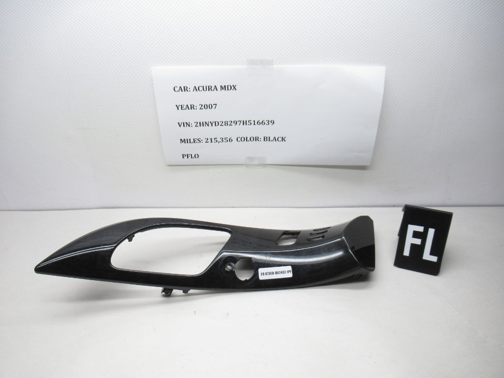 07-09 Acura MDX Front Left Door Switch Cover Trim 83554-STX-A12 OEM