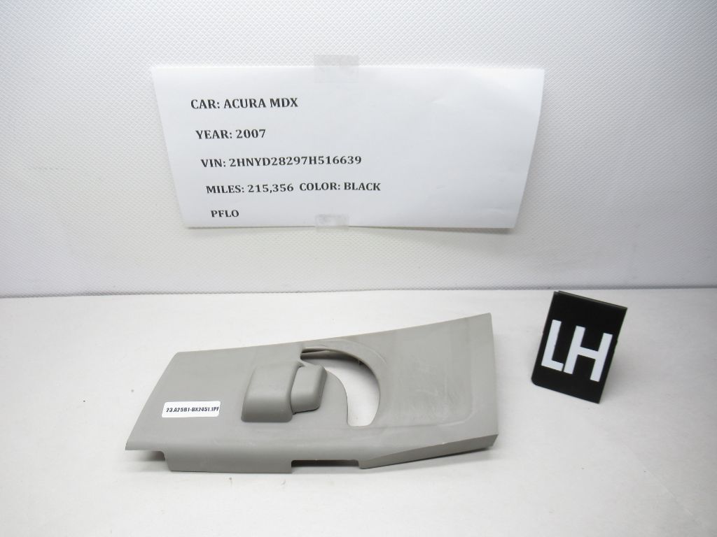 07-09 ACURA MDX Left Seat Belt Pillar Trim Cover 84163STXA010 OEM