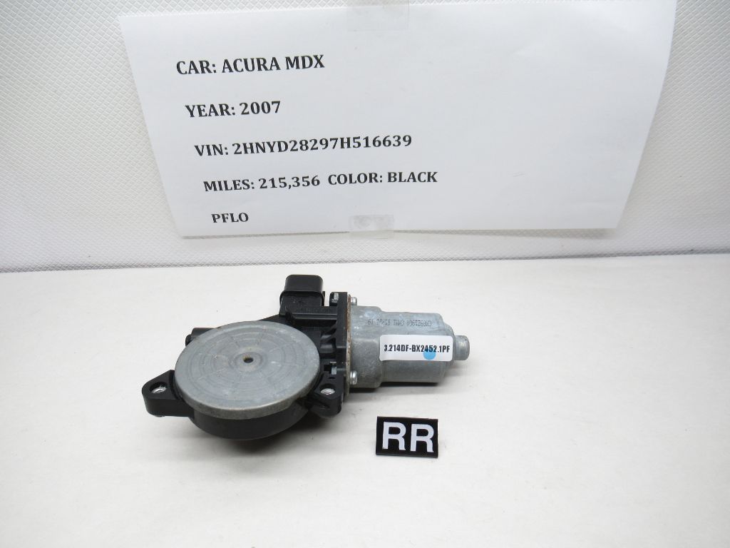 2007-2009 ACURA MDX Rear Right Door Window Motor CM092190A OEM