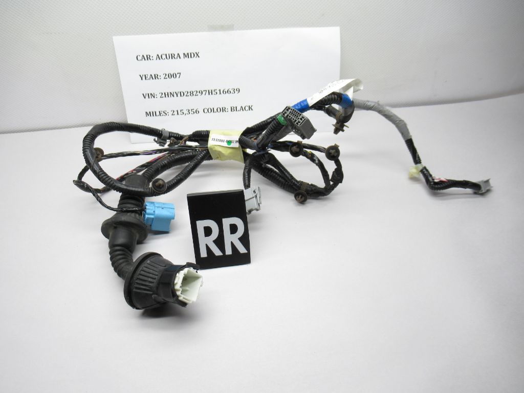 2007-2009 ACURA MDX Rear Right Door Wire Harness 32753-STX-A00 OEM