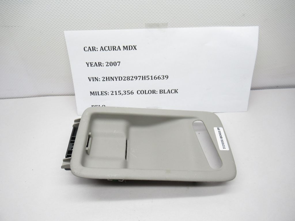 2007-2013 Acura MDX Second Row Roof Mount Seatbelt Trim 83266S9V OEM