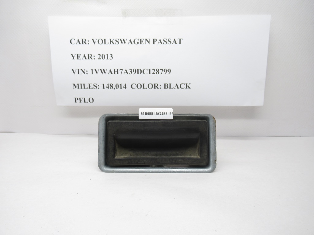 2012-2019 Volkswagen Passat Trunk Release Handle Switch & Camera 1T0827229A OEM