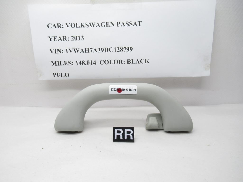 12-18 Volkswagen Passat Rear Overhead Interior Roof Grab Handle 561857607C OEM