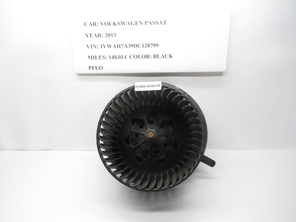 2013-2015 Volkswagen Passat Heater A/C Blower Motor 1KD820015 OEM