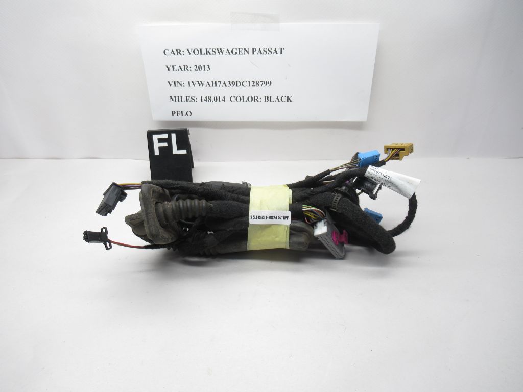 13-15 Volkswagen Passat Left Front Driver Door Wire Harness 561971120N OEM