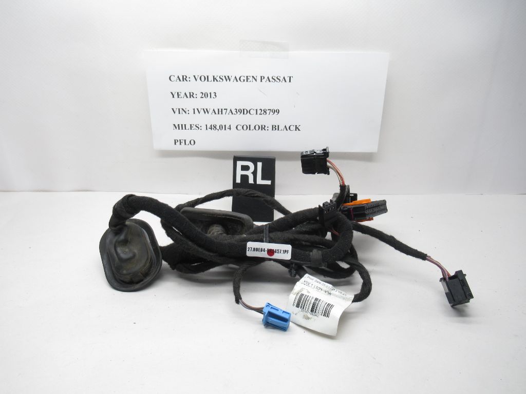 2013-2015 VW PASSAT Rear Left Wiring Harness 561971693AC OEM