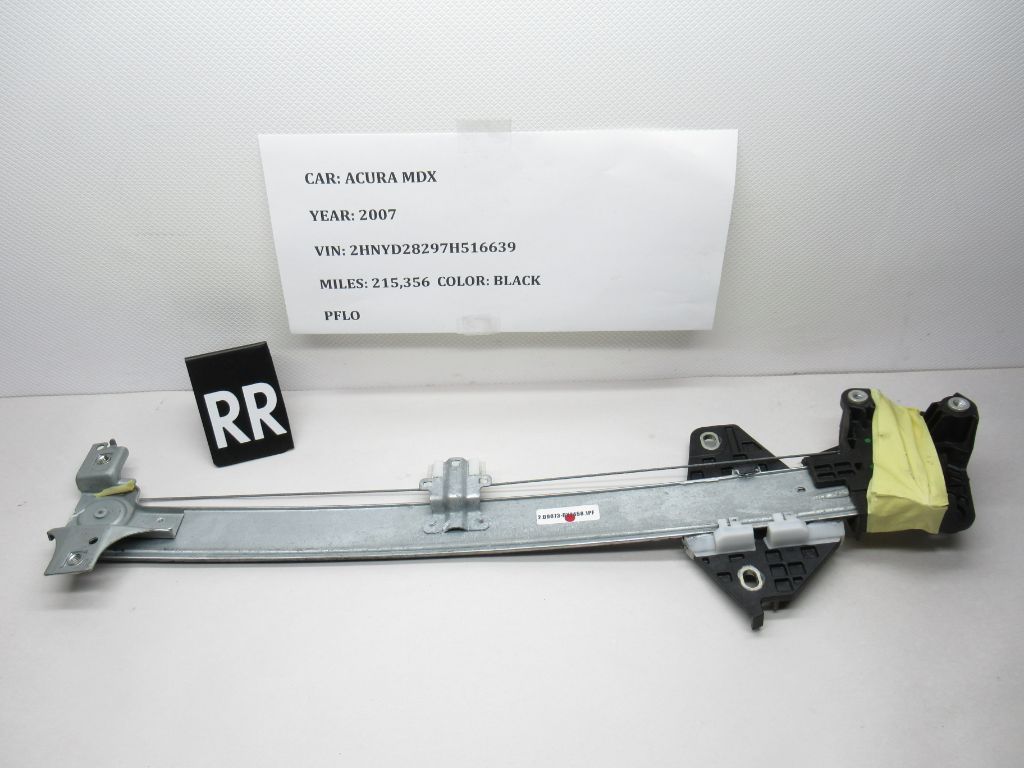 2007-2013 Acura MDX Right Rear Window Regulator 72710-STX-A02 OEM