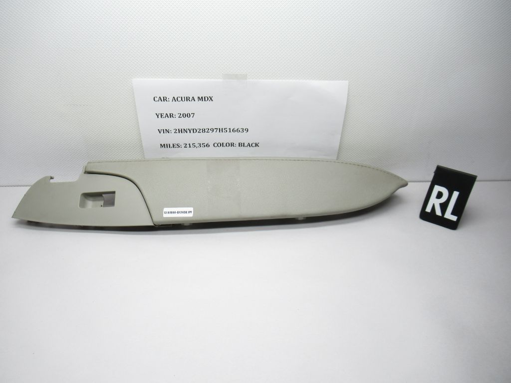 2007-2013 Acura MDX Rear Left Armrest Panel 83783-STX-A02ZA OEM