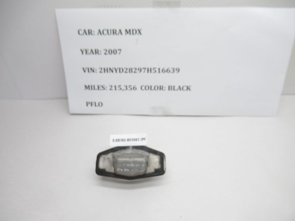 2007-2009 Acura MDX License Plate Light Lamp 34106-SNB-A01 OEM