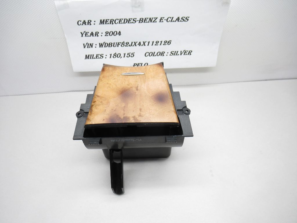 03-06 Mercedes-Benz-E-Class Center Console Ashtray Compartment A2116800350 OEM