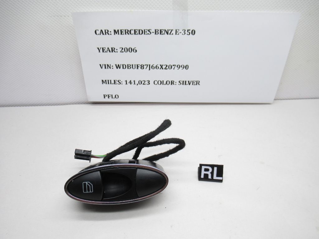 03-09 Mercedes Benz E Class Rear Left Window Control Switch A2118219958 OEM