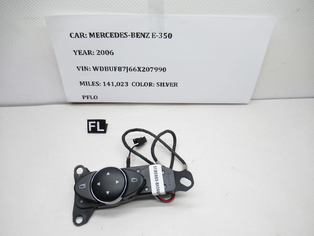 03-09 Mercedes Benz E Class FL Side Mirror Control Switch A2118215779 OEM