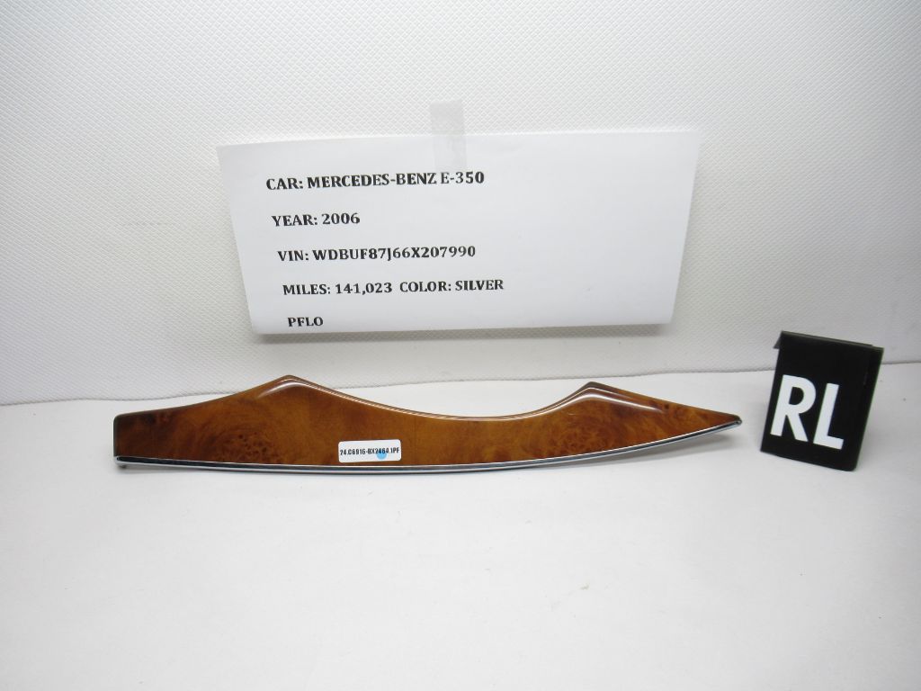 03-09 Mercedes E550 E350 E500 Rear Left Driver Side Door Trim A2117300322 OEM