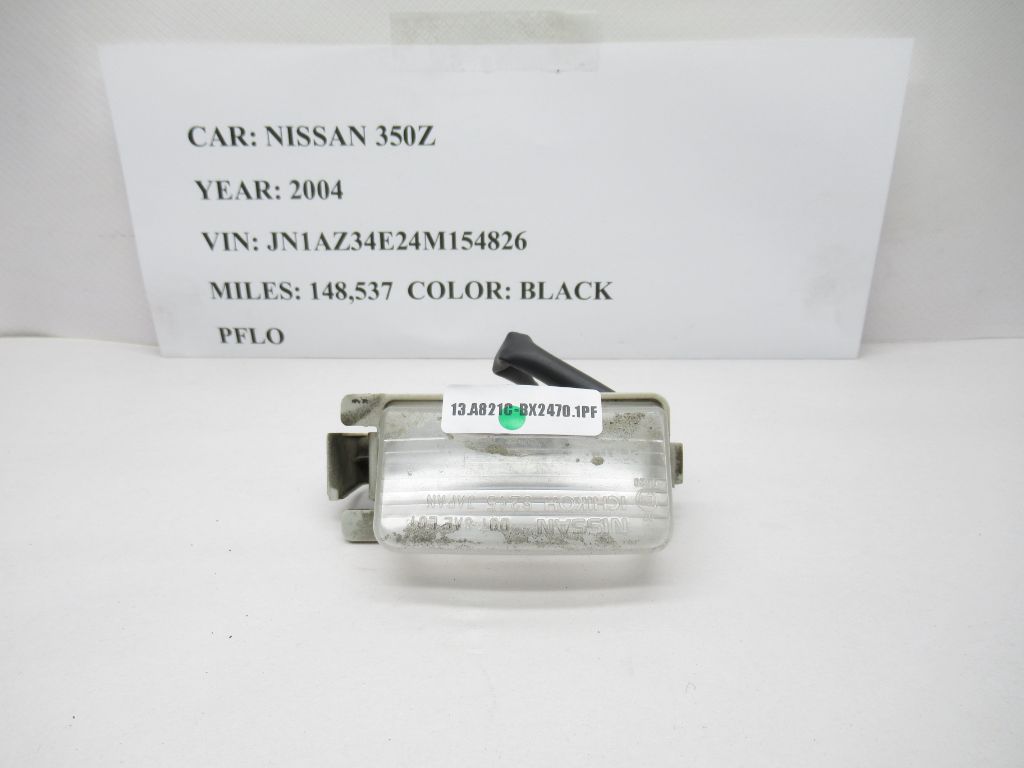 03-07 Nissan 350Z License Plate Lamp Light Assembly 26510-CD000 OEM