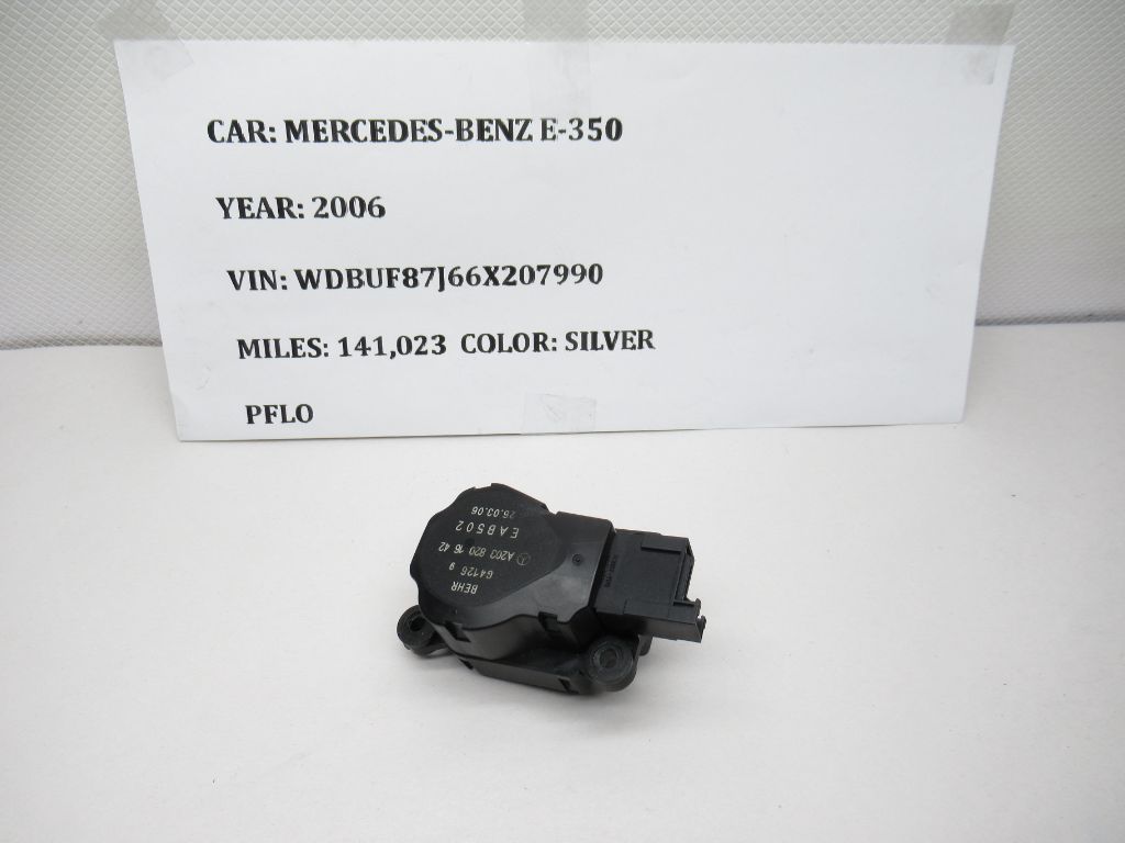 2006 -2008 Mercedes-Benz E350 Heater Flap Actuator Motor A2038201642 OEM