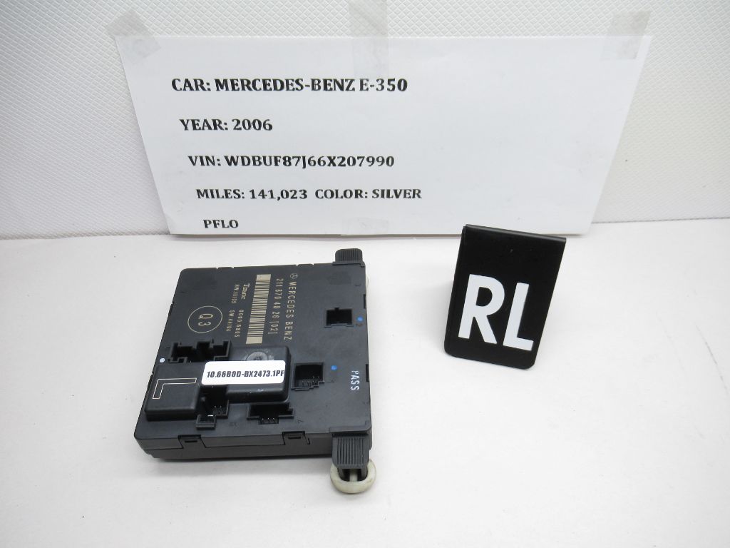 2003-2008 Mercedes-Benz E-Class Rear Left Door Control Module 2118704026 OEM