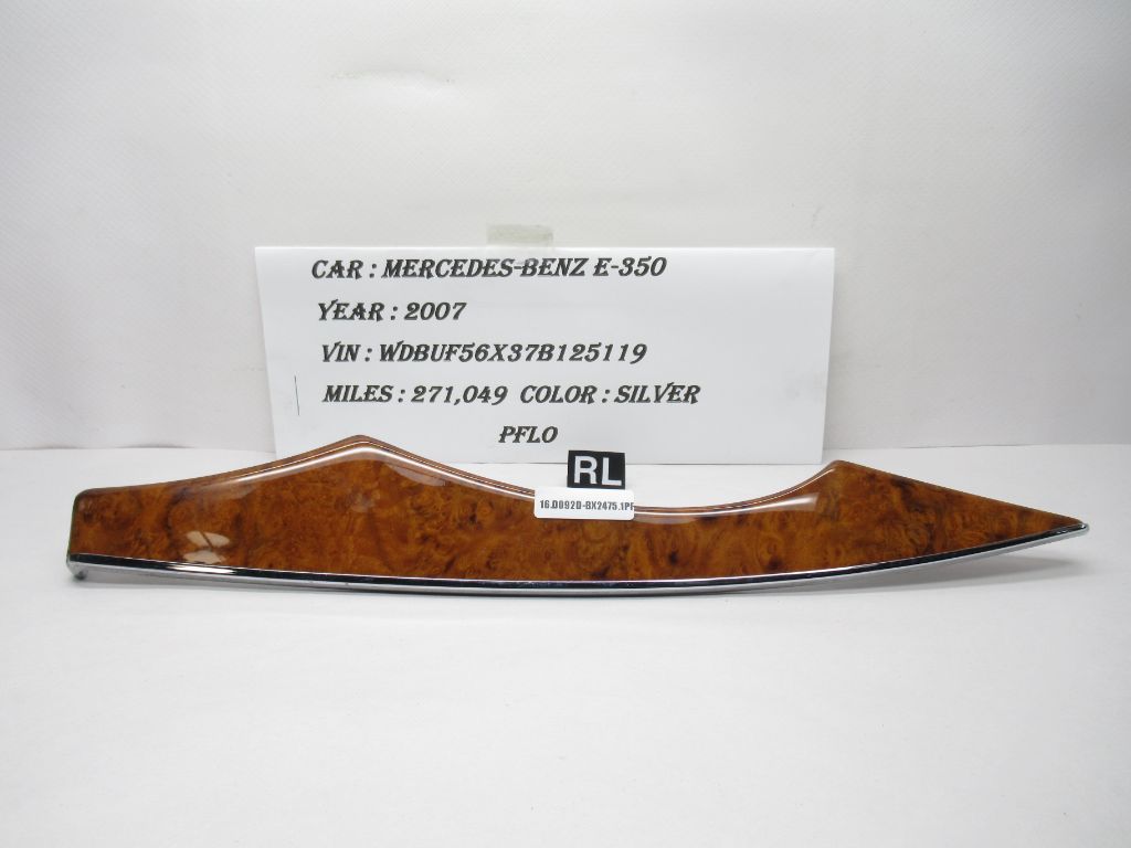 03-09 Mercedes E550 E350 E500 Rear Left Driver Side Door Trim A2117300322 OEM