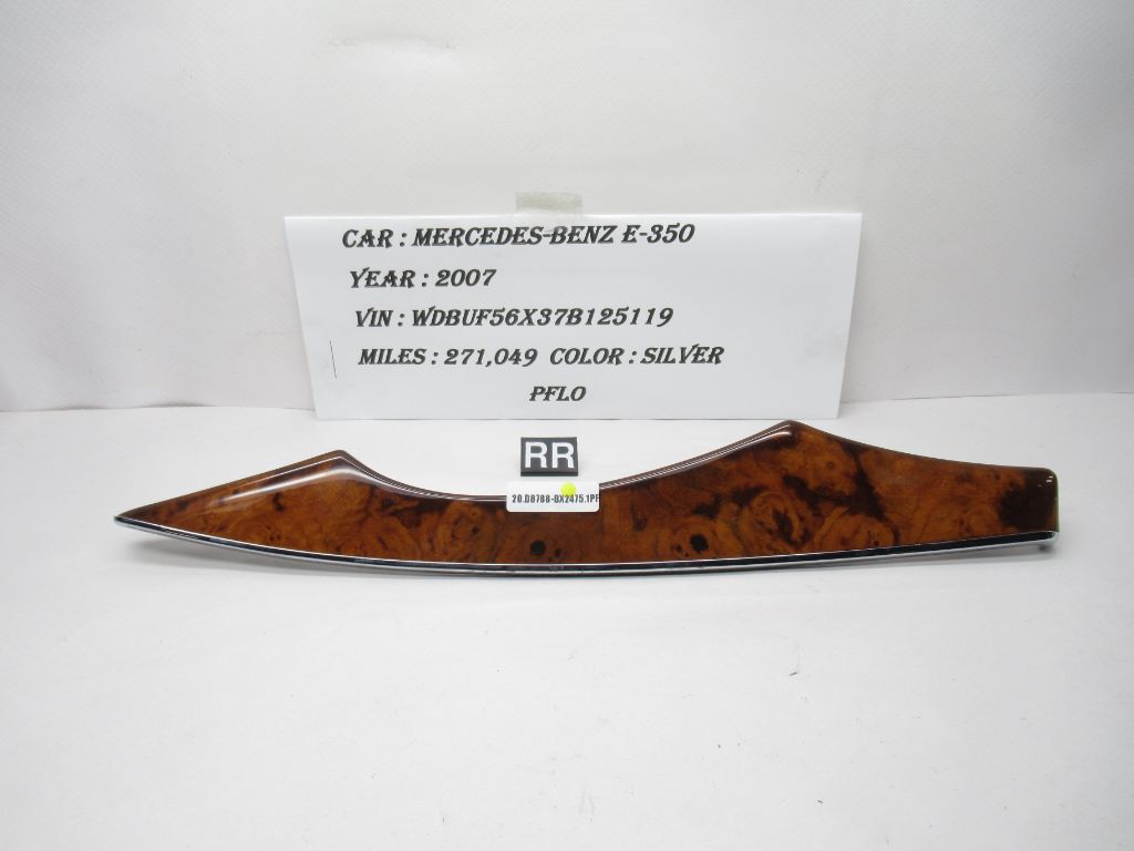 2006-2009 Mercedes-Benz E350 Rear Right Door Panel Wood Trim 204968 OEM