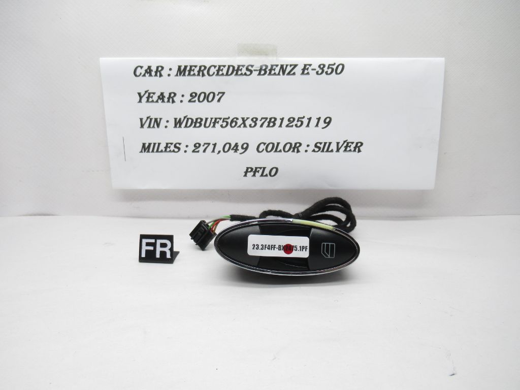 06-09 Mercedes-Benz E350 Front Right Side Window Control Switch A2118219758 OEM