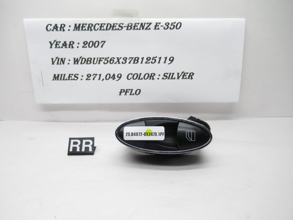 2006-2008 Mercedes-Benz E350 Rear Right Window Control Switch A2118219958 OEM