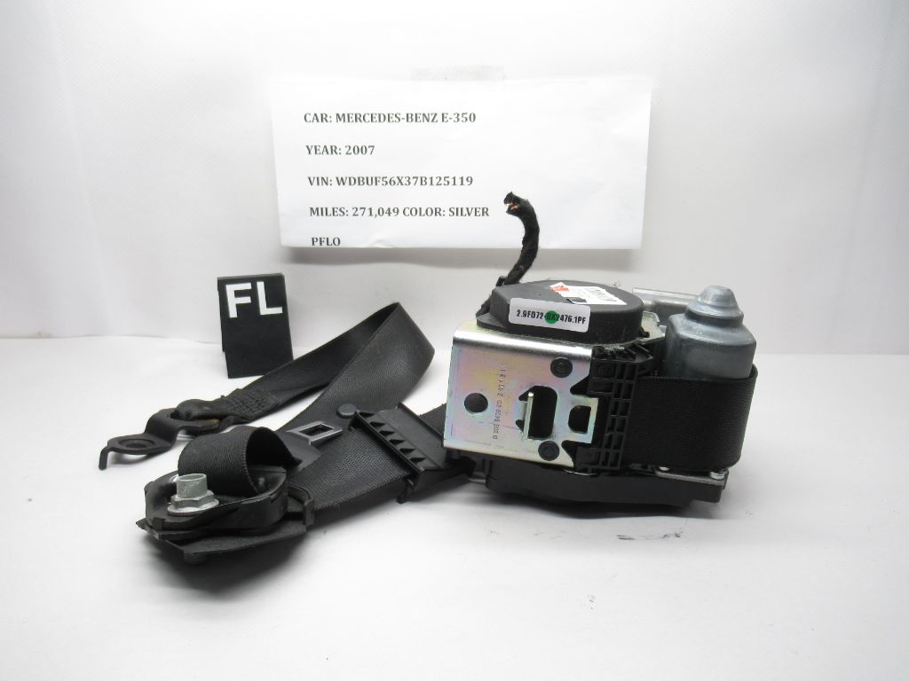 07-09 Mercedes E350 Front Left Side Seatbelt Retractor 607541500 OEM