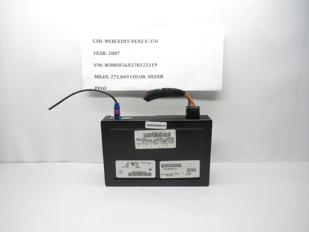 07-09 Mercedes-Benz E350 Sirius Satellite Radio Receiver 28032140 OEM