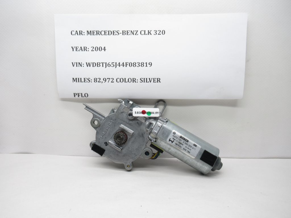 03-04 Mercedes CLK320 Sunroof Sun Roof Motor 2038203142 OEM