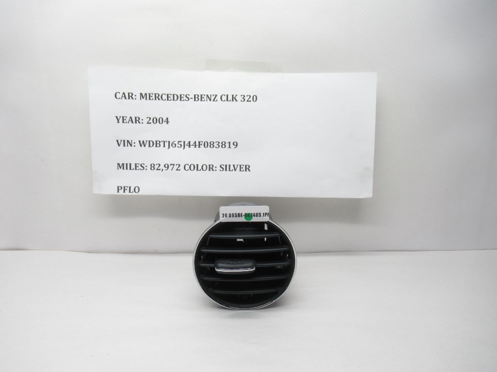 03-04 Mercedes-Benz CLK Class Dash LH or RH Air Vent Grille A2098300154 OEM