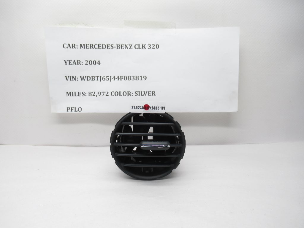 03-04 Mercedes-Benz CLK Class Dash LH or RH Air Vent Grille A2098300154 OEM