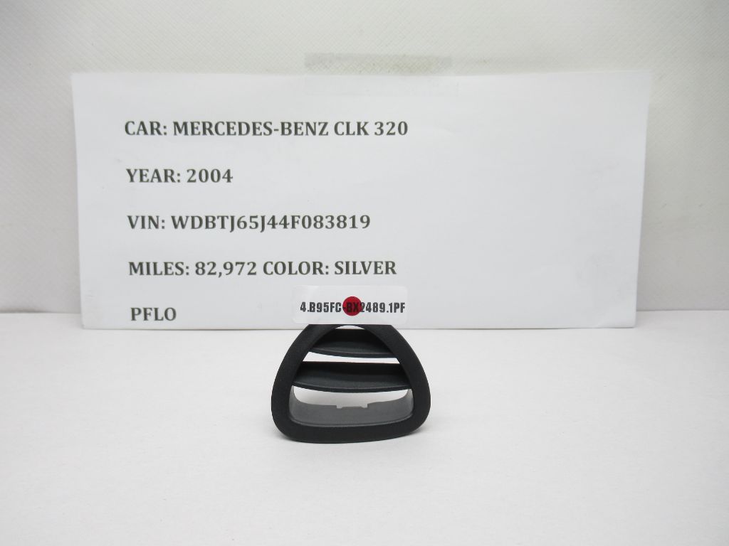 03-09 Mercedes CLK Class Dashboard Left Side Air Vent Grill A2098310359 OEM