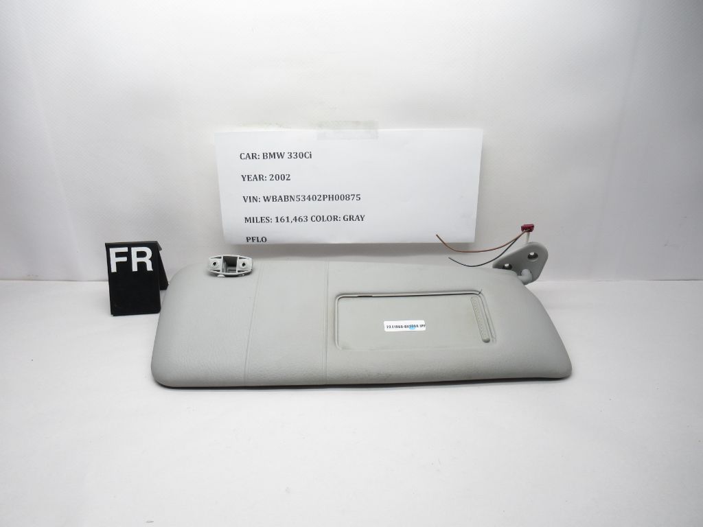 2001-2006 BMW 330Ci Right Side Sun Visor 51167902804 OEM