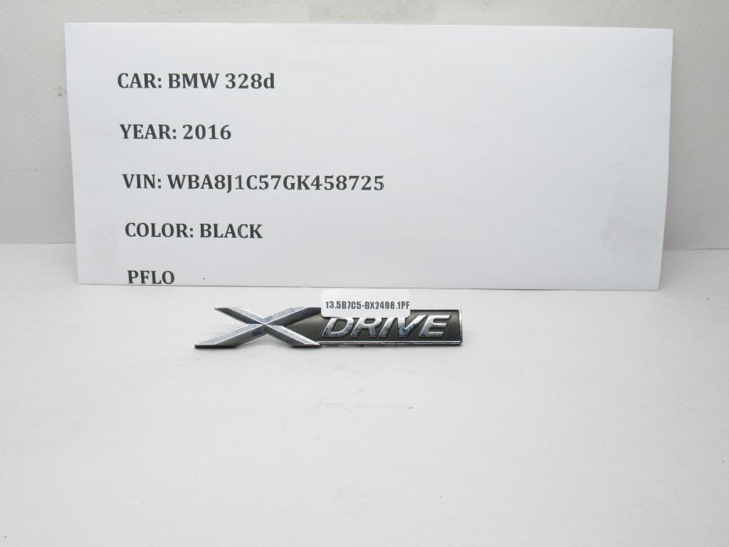 2010-2021 BMW 328d Trunk Emblem Badge xDrive 51147318576 OEM