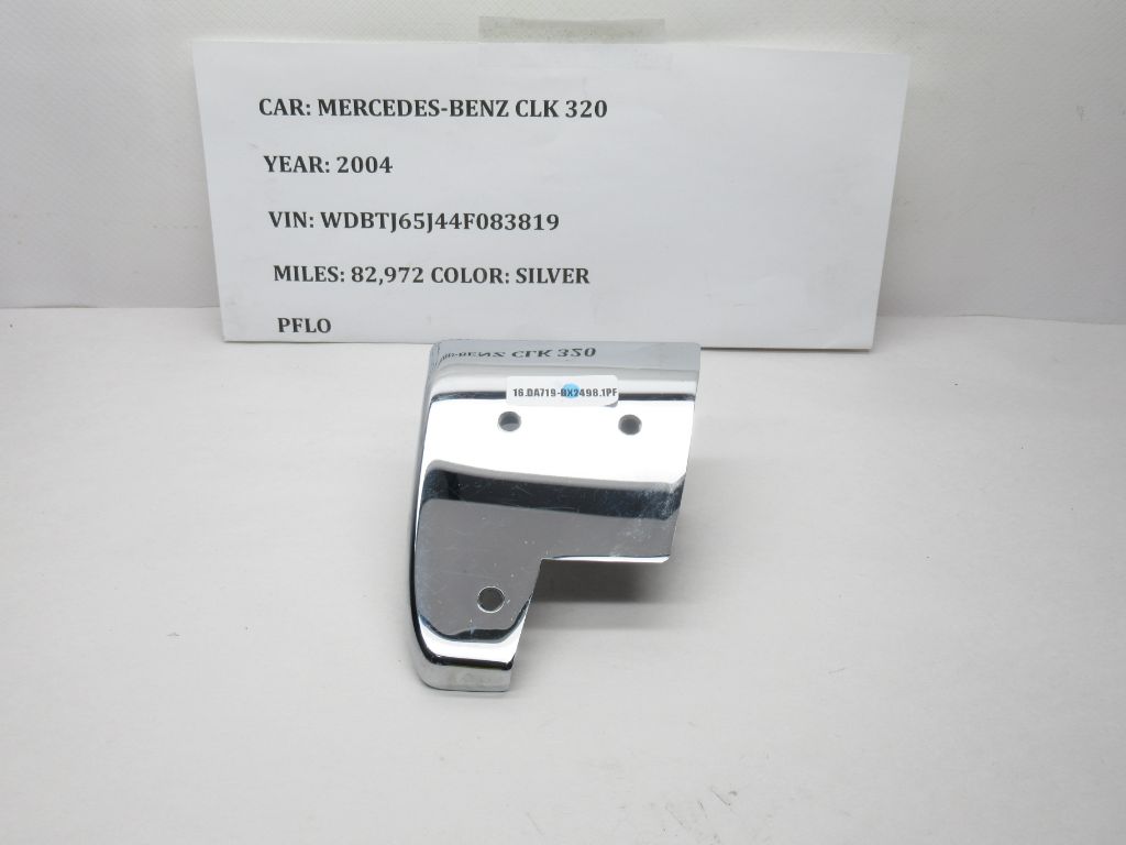 2003-2006 Mercedes-Benz CLK320 Door Chrome Metal Edge Trim A2098850553 OEM