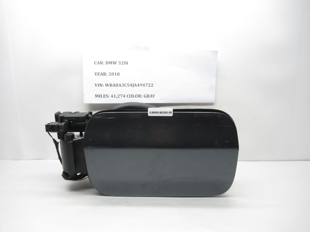 2012-2018 BMW 320i FUEL FILLER FLAP BLACK SAPPHIRE DIESEL 51177238100 OEM
