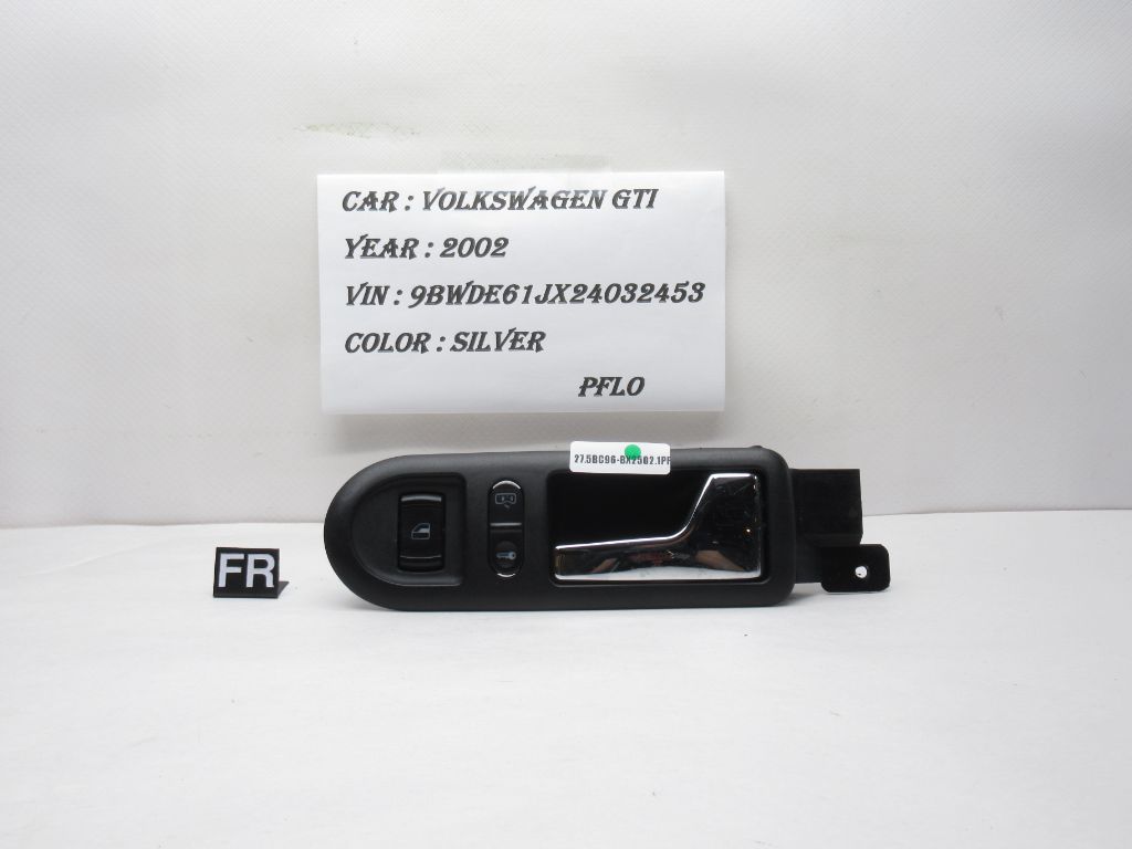 1999-2005 Volkswagen GTI Golf Right Side Interior Door Handle 1J1837114G OEM