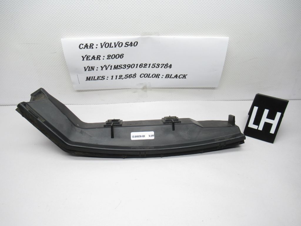 05-09 VOLVO S40 Left Rear Upper Bumper Support Bracket 30655998 OEM