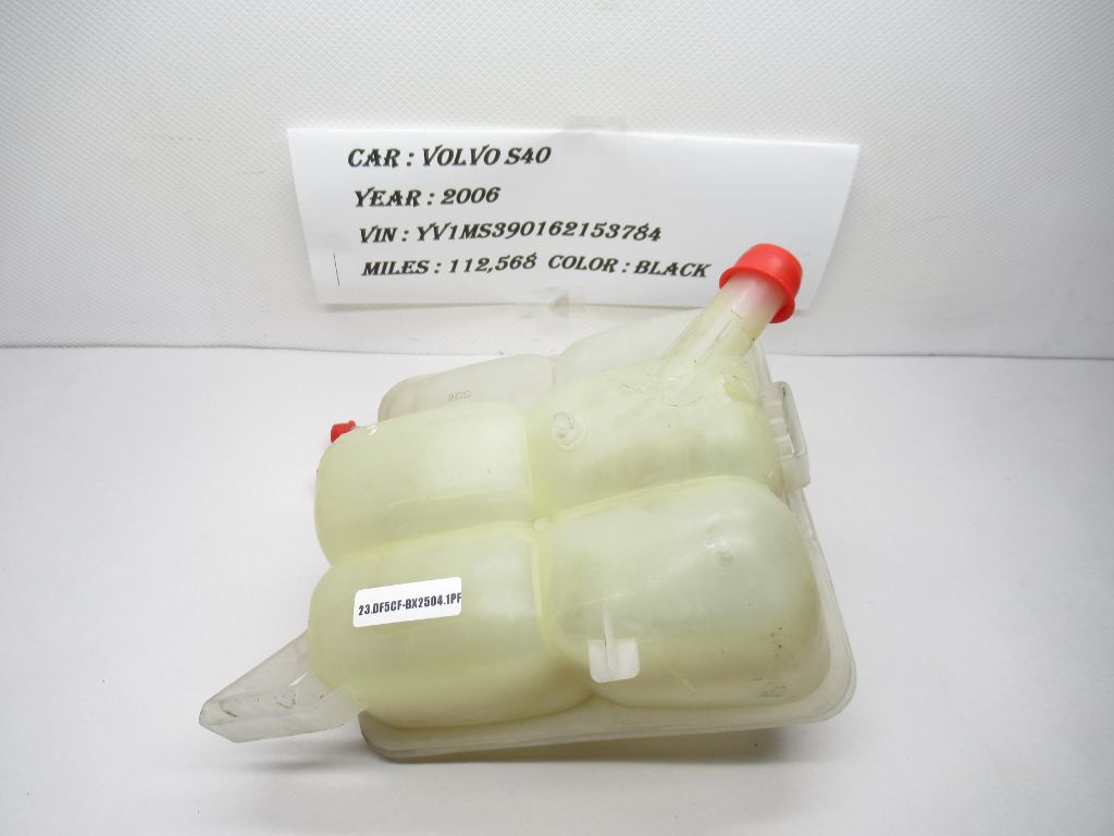 04-07 VOLVO S40 Engine Coolant Reservoir Expansion Tank OEM