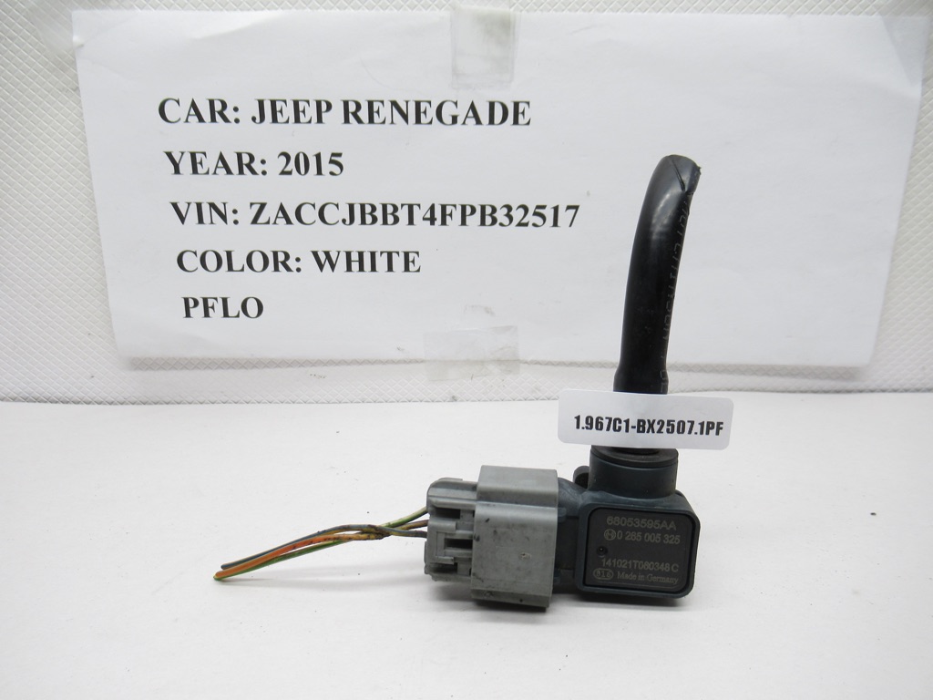 2015-2023 Jeep Renegade Power Brake Booster Check Valve Sensor 68053595AA OEM