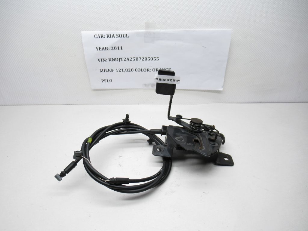 2010-2011 Kia Soul Hood Lock Latch W/ Cable 811302K000 OEM