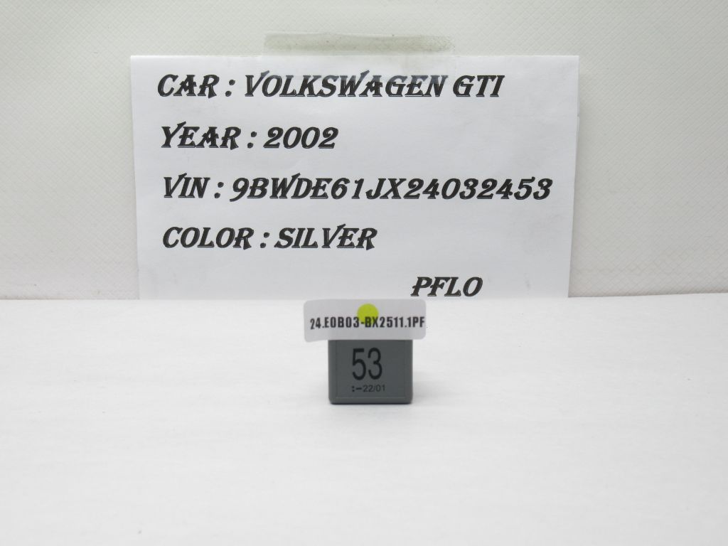 2000-2003 Volkswagen Golf 53 Multi Purpose Relay 141951253B OEM