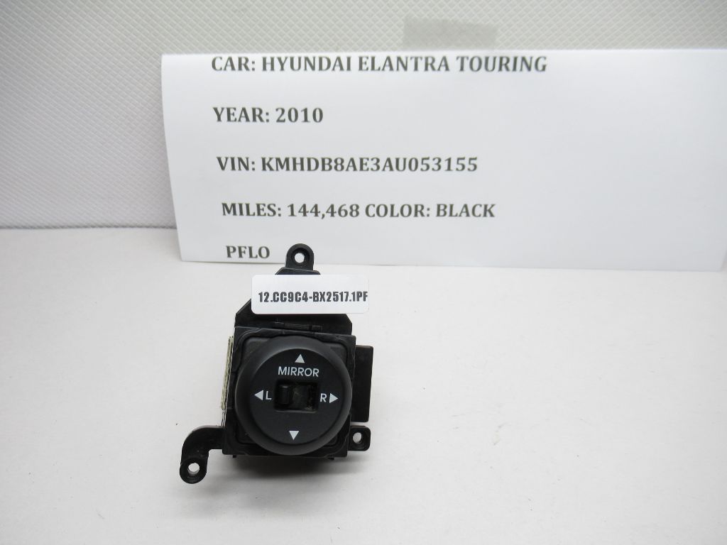 2009 - 2012 Hyundai Elantra Door Power Mirror Control Switch 202009648 OEM