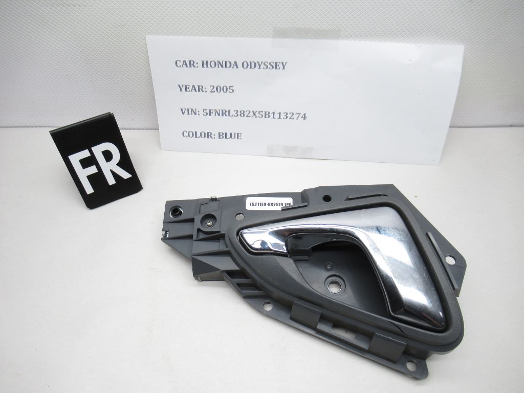 05-10 HONDA ODYSSEY FR INNER DOOR HANDLE BEIGE K62-25311 OEM